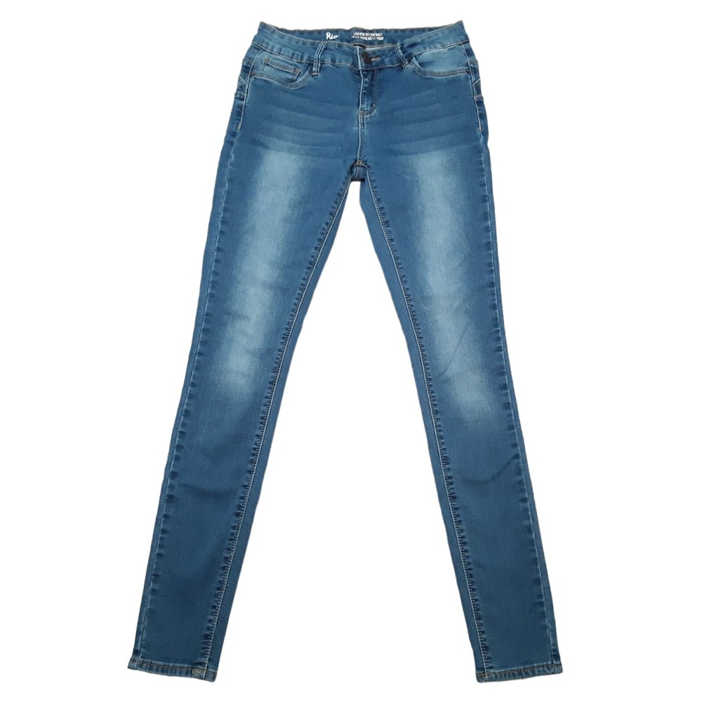 SWSxDenim Co Rio Jeans Womens 5 Blue Skinny Low Rise Better Booty Medium‎ Wash